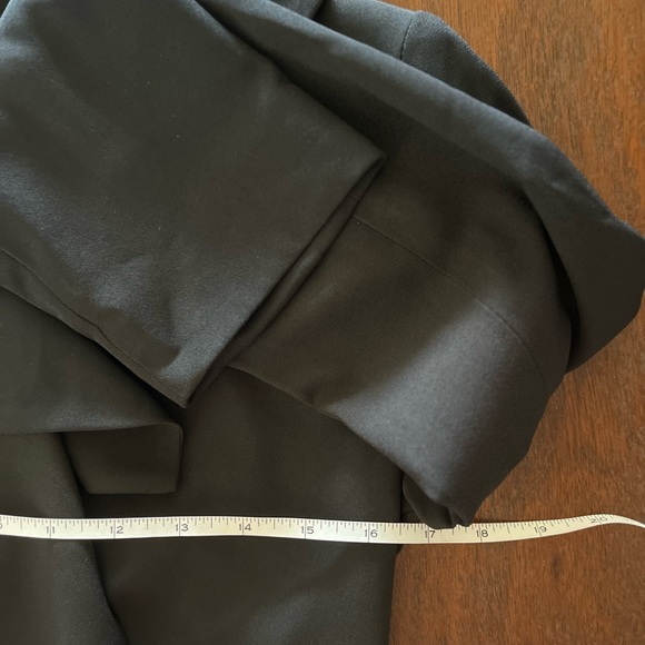 NWT  Bisou Bisou black “torera” style open blazer - Picture 5 of 8